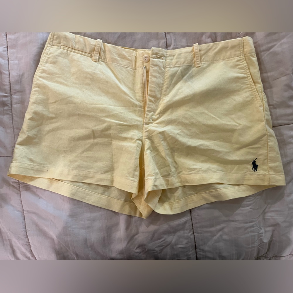 RL polo yellow shorts